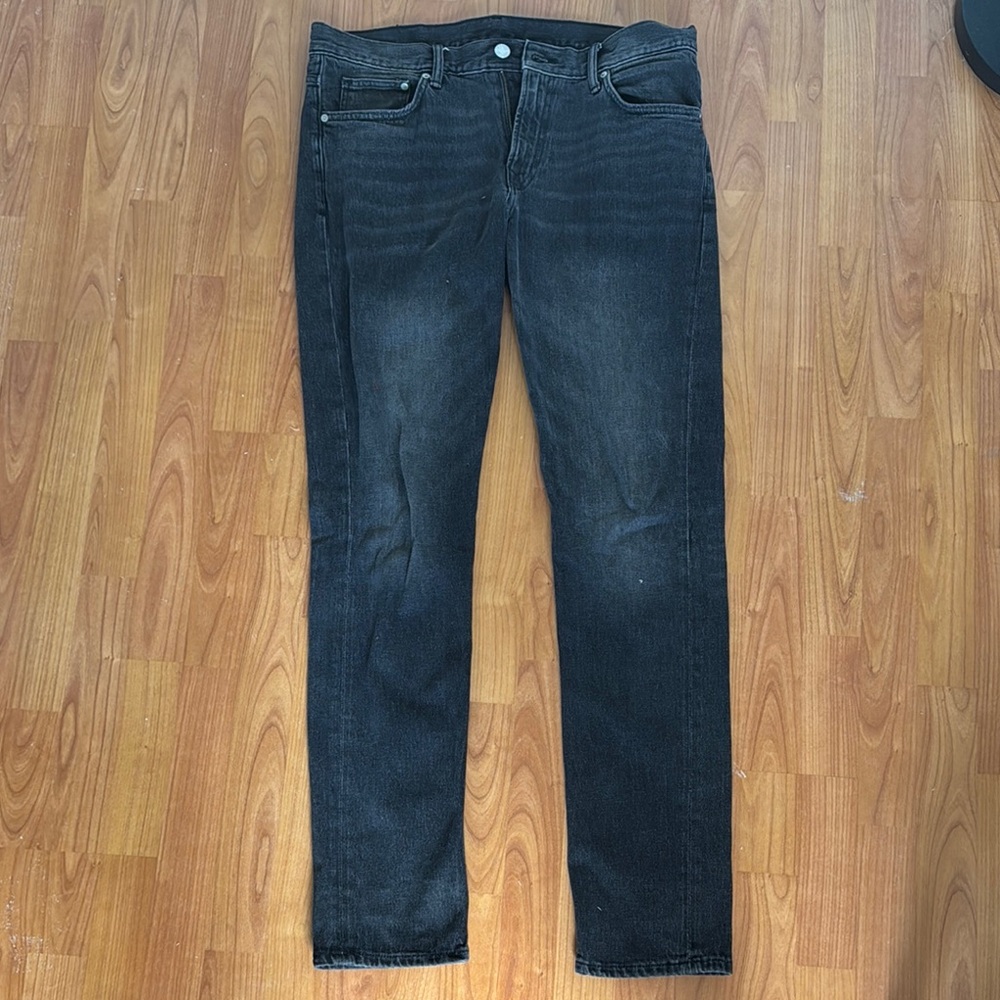 Men's Black light wash Denim Jeans 34/34